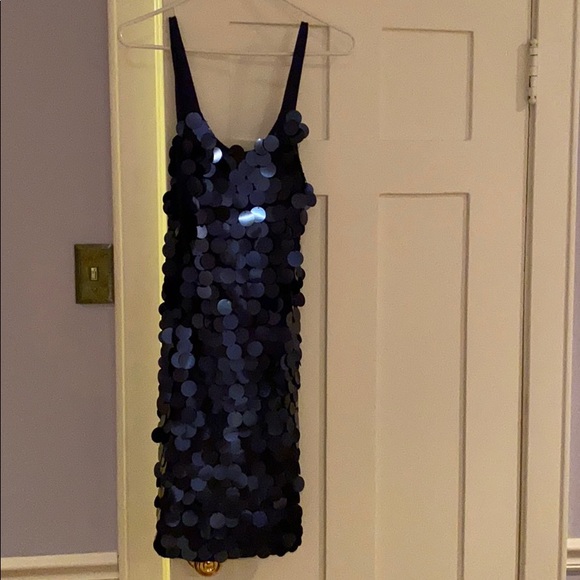Kensie Dresses & Skirts - Sequin navy Kensie dress (S)